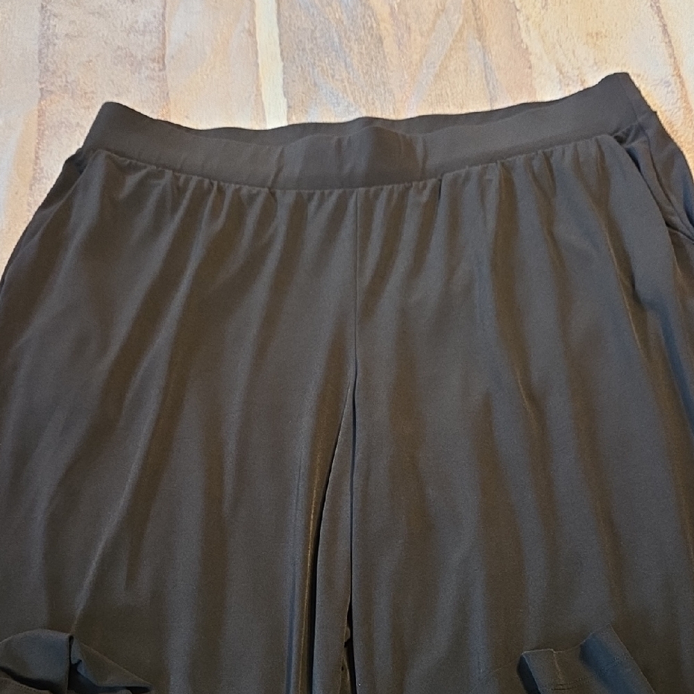 Lane Bryant Dark Gray Wide Leg Pants